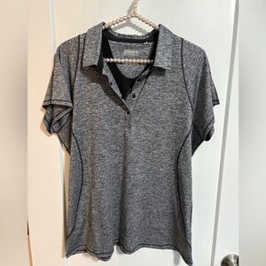 Annika Women's Gray Polo Shirt